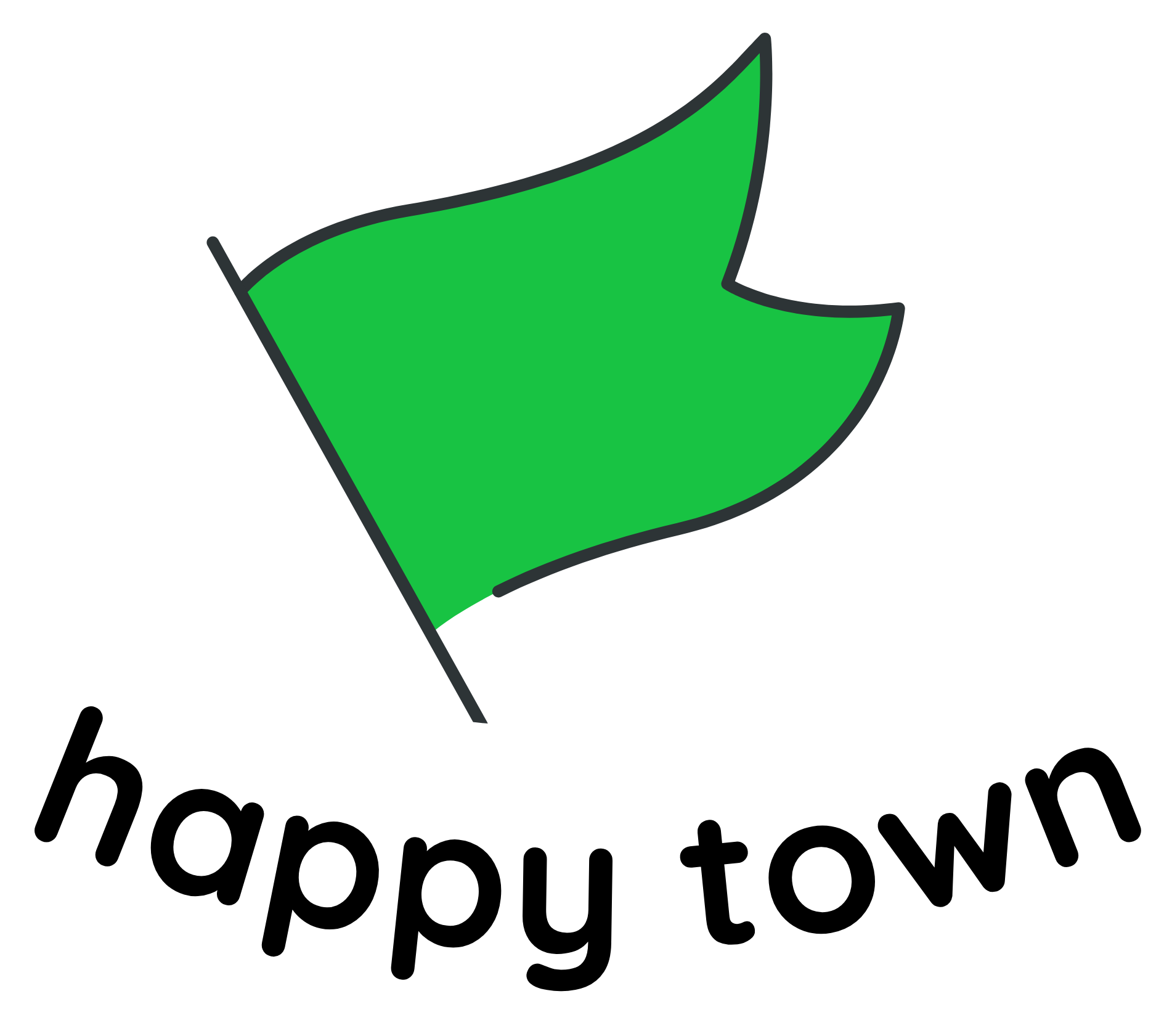 happy town logo